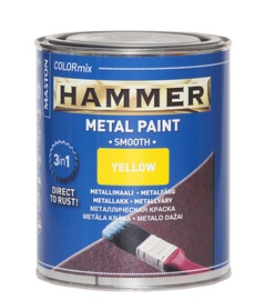 Metallivärv Maston Hammer Smooth, hõbe, 750ml