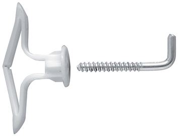 Kipsitüübel Kölner, 4,0x50, L-konks, 20 tk