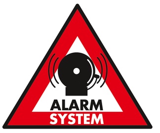 Brīdinājuma uzlīme par trauksmi König Alarm, 5 gab.