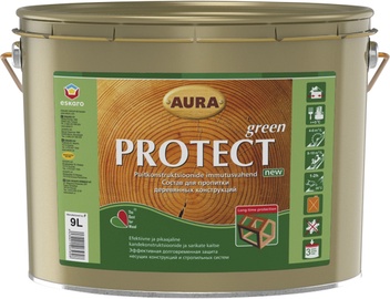Puidukaitsevahend Protect Green, roheline, 9L