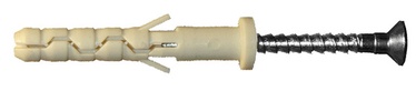 Naeltüübel 8x80, kraega, 100tk/pk