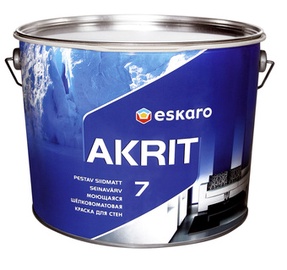 SEINAVÄRV AKRIT 7 9,5L VALGE MATT