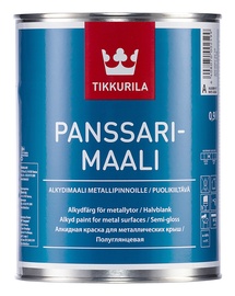 Plekk-katusevärv Panssarimaali, valge (A) 0,9L