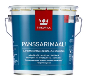 Plekk-katusevärv Panssarimaali, valge (A) 2,7L