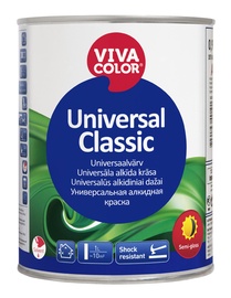 Alküüdvärv Vivacolor Universal Classic, poolläikiv, valge 0,9L
