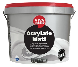 Seinavärv Vivacolor Acrylate Matt, valge (A) 9L