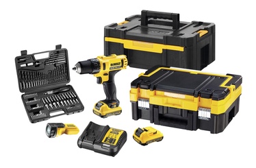 Akutrelli ja tarvikute komplekt DeWalt DCK710D2FT, 10,8V 2x2,0Ah