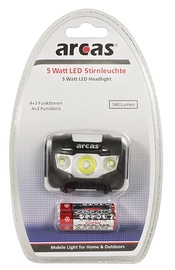 Galvas lukturis Arcas Cree LED 5W 160lm +3xAAA baterijas