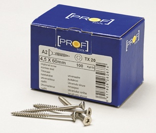 Puidukruvi Prof, 5 x 90, TX25, A2, 100 tk