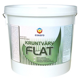 Kruntvärv Eskaro Flat, valge 4,5L