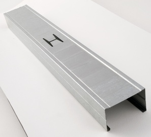 Metāla vertikālais profils CW Favor 50x50mm, 2600mm