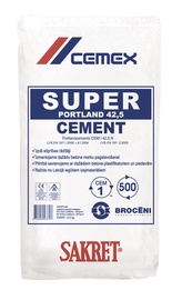 Cements Sakret pelēkais, 5kg
