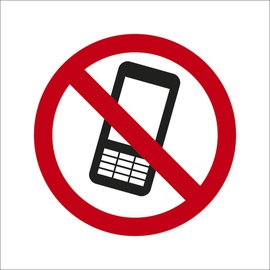 OHUTUSMÄRK AIZLIEGTS LIETOT MOB. TELEFON