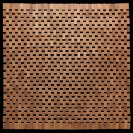 Paklājs vannas istabai Sealskin Woodblock 60x60cm, tīkkoks