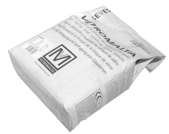 Klaasploki paigaldussegu, valge 5 kg