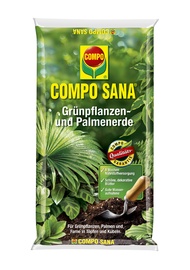 Augsne zaļajiem augiem Compo Sana, 5l