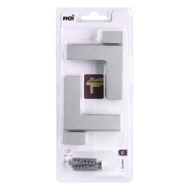 Riiulikandur, 3-40 mm, valge, 2 tk