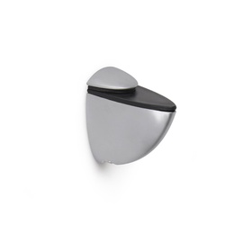 Riiulikandur klaasriiulile, 12mm kroom matt 2tk