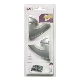 Riiulikandur Rei XL, 3-26 mm, nikkel satiin, 2 tk