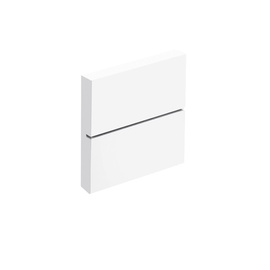 Riiulikandur klaasriiulile, 6 mm, valge, 2 tk
