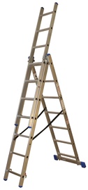 Kombinējamās kāpnes, 3x9 pakāpieni
