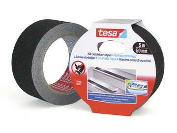 Libisemist takistav teip Tesa, must, 5m x 50mm