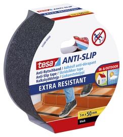 Libisemist takistav teip Tesa, must, 5m x 50mm