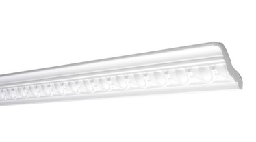 Vahtplastliist Saarpor Georgia G2, 2 m, valge