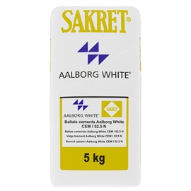 Cements Sakret, baltais, 5kg