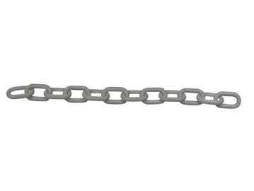 Plastikkett Pösamo, 4 mm, valge