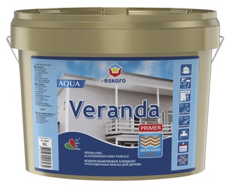 Kruntvärv Veranda Primer Aqua, valge (A) 9,0L