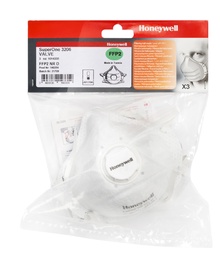 RESPIRATORS PRETPUTEKĻU FFP2 (3 GAB)