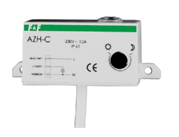 Krēslas slēdzis AZH-C Mini 10A 230V IP65