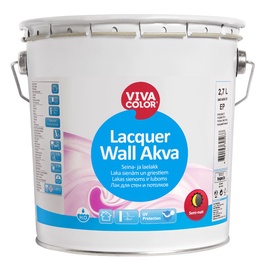 Laka sienām un griestiem Vivacolor Lacquer Wall Akva EP 2,7L, pusmatēta