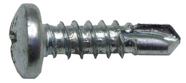 Plekikruvi Prof, ümarpea, isepuuriv, Zn, 4,2 x 13, 1000 tk