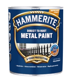 Metallivärv Hammerite Smooth, tumeroheline 750ML