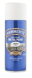 Aerosoolvärv Hammerite Smooth, valge 400ML
