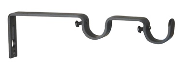 Kardinapuu kinnitus Ø19 mm, hõbe, 2 tk