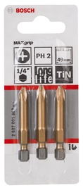 Kruvikeeraja otsik Bosch MAXgrip PH2, 49 mm, 3 tk
