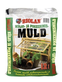 Külvi- ja pikeerimismuld Biolan, 12 L
