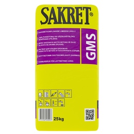 Gāzbetona līme Sakret GMS 25kg, pelēka