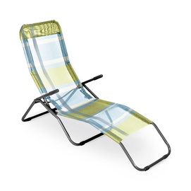 Lamamistool Siesta, kollane/roheline