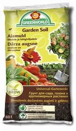 Aiamuld lilledele ja köögiviljadele Greenworld, 60 L