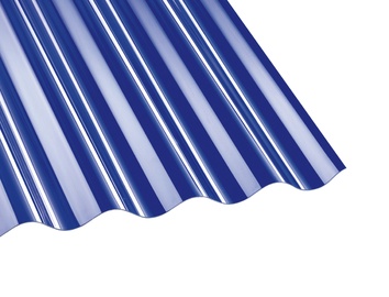 Laineline valgusplaat polükarbonaat Sinus, 76/18 0,9x2m kirgas