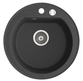 Graniit valamu Cello Modern, Ø 510mm must