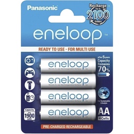 Lādējamās baterijas Eneloop AA 1900MAH, 4 gab.