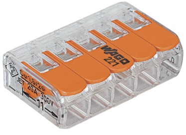 Klemm Wago 5x0,2-4mm² 32A 25tk