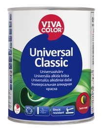 Alküüdvärv Vivacolor Universal Classic, poolmatt, värvitu 0,9L