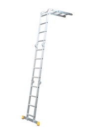 Multifunkcionālās alumīnija kāpnes Itoss Forte 4413, 123-436cm, 4x4 pak.