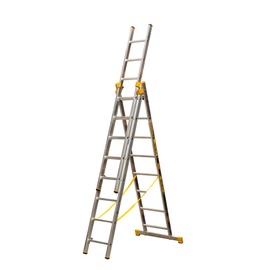 Alumīnija kāpnes Itoss Forte 8608 242-525cm, 3x8 pak.